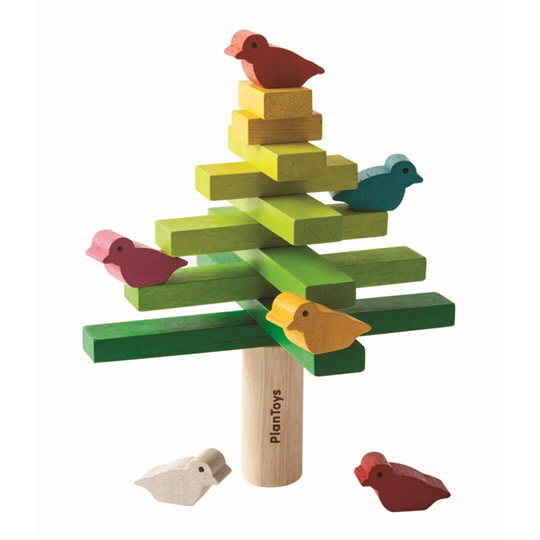 árbol equilibrio pajaritos permite al niño desarrollar la motricidad fina como regalo para niños a partir de 3 años