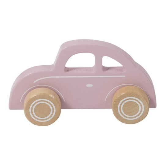 coche rosade madera little dutch como regalo para bebes con sólidas ruedas, diversión asegurada