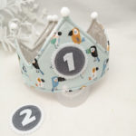 corona de cumpleaños tucanes como regalo para el bebé o niño que cumple años
