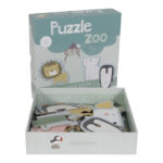 puzzle zoo con divertidos animales para el inicio a partir de 2 años como regalo para niños